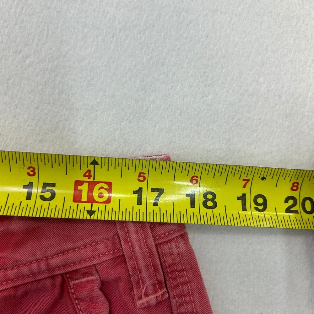 Polo Ralph Lauren Mens Relaxed Fit Chino Shorts Red Cotton Size 36